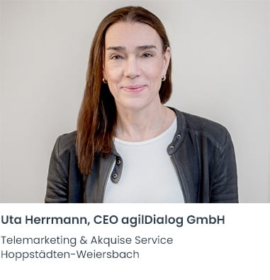 Uta Herrmann agilDialog Telemarketing Firma Hoppstädten-Weiersbach