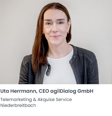 Uta Herrmann agilDialog Telemarketing Firma Niederbreitbach